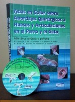 Imagen libro Atlas en color sobre abordajes quirúrgicos a huesos y articulaciones en el perro y el gato