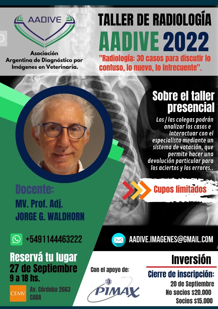 Foto Taller de Radiología AADIVE 2022